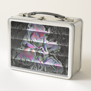 Box Techno Bouquet Boîte à lunch en métal