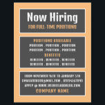 Box Text, Job Vacancy Rekrutierung Werbung Flyer<br><div class="desc">Boxed Text,  Job Vacancy Recruitment Advertising Flyer durch den Business Card Store.</div>