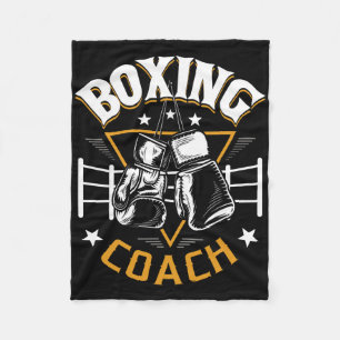 Box-Trainer - Kickboxen Kickboxer Fitnessstudio Bo Fleecedecke