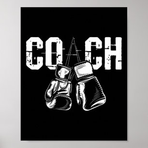 Box-Trainer - Kickboxen Kickboxer Fitnessstudio Bo Poster