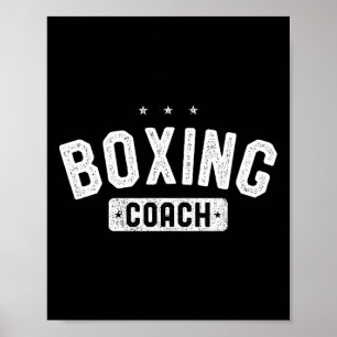 Box-Trainer Vintage-Boxen Poster