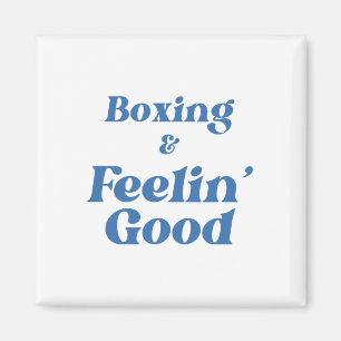 Box-Training Motivation Fitness Sieg Gefühl Magnet