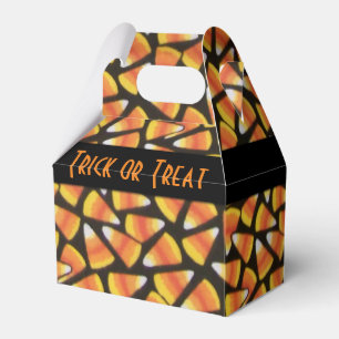 Box "Trick or Tree Candy Corn Gable" Geschenkschachtel
