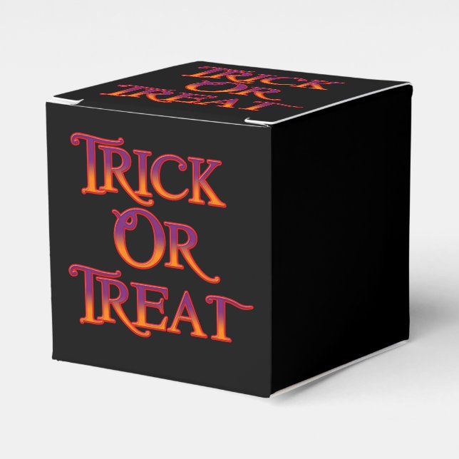 Box "Trick or Tree" Geschenkschachtel (Vorderseite)