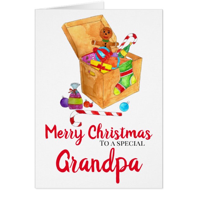 Box with Christmas Gifts Customizable (Vorne)
