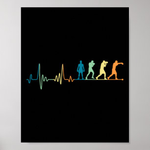 Boxboxen für Retro-Boxen - Boxer-Kickbo Poster