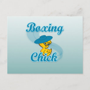 Boxchick #3 postkarte