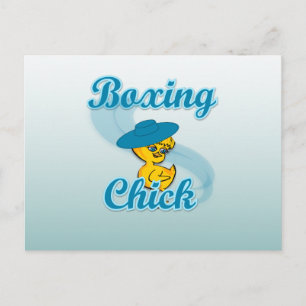 Boxchick #3 postkarte