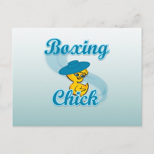Boxchick #3 postkarte (Vorderseite)