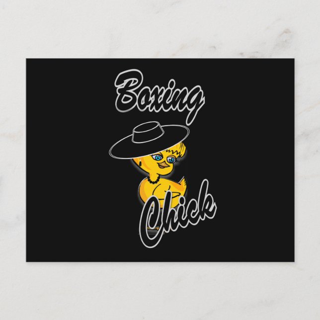 Boxchick #4 postkarte (Vorderseite)