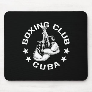Boxclub Cuba Handschuhe Grafik für einen Boxbereic Mousepad