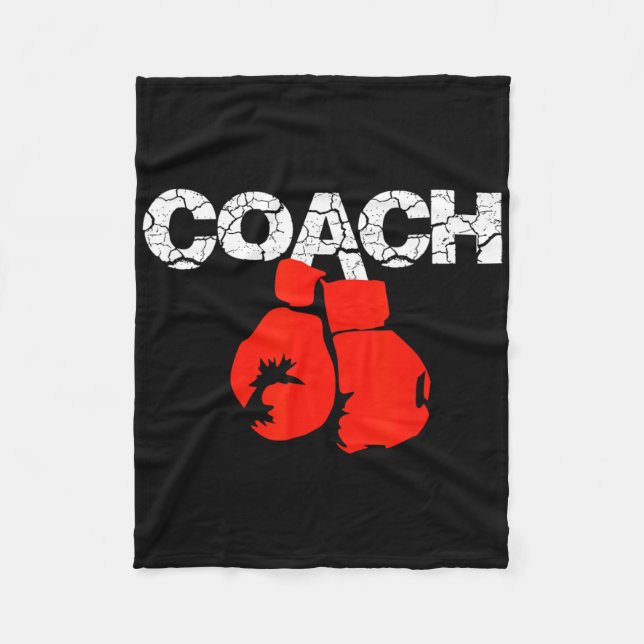 Boxcoach-Definition-Boxtrainer Boxcoach Fleecedecke (Vorderseite)