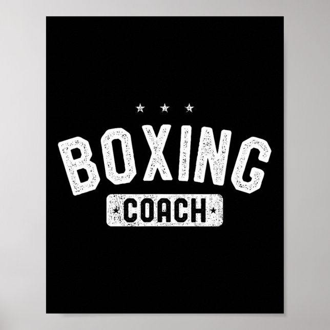Boxcoach Vintag Boxing Poster (Vorne)