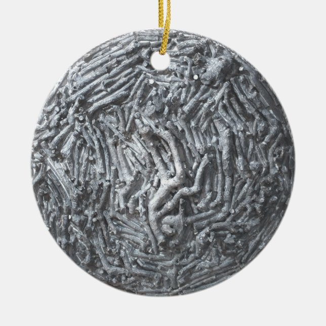 Boxcuttings: Mond Keramik Ornament (Vorne)