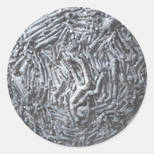 Boxcuttings: Mond Runder Aufkleber