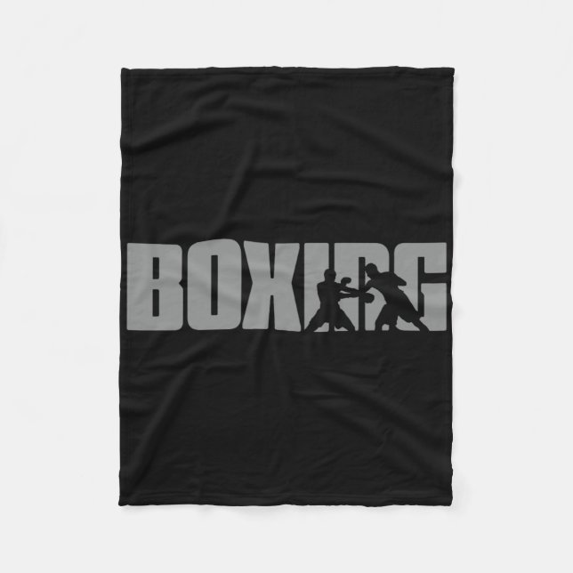 Boxdesign für Boxer - Boxen Fleecedecke (Vorderseite)
