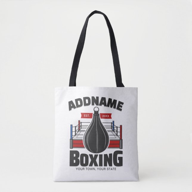 Boxe Anneau AJOUTER NOM Boxer Gym Speed Sac (Devant)