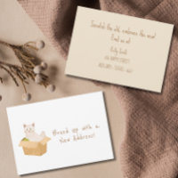 Boxed Up mit einer neuen Adresse! Cat Moving