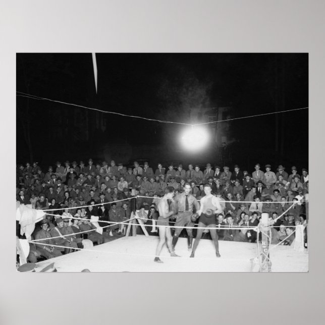 Boxen bei Walter Reed, 1920er Poster (Vorne)