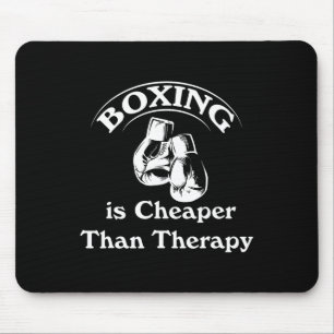 Boxen billiger als Therapie Boxhandschuhe Funny Sh Mousepad