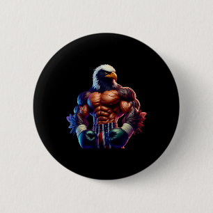Boxen Blackhawk Boxer Kickboxer MMA Kämpfer Comba Button