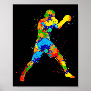 Boxen Boxer Jungen Kinder Männer  Poster