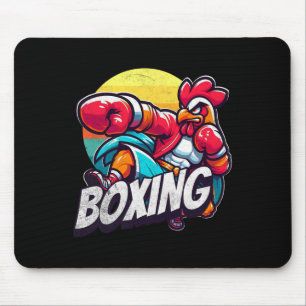 Boxen Coole Hühnerroosters Gewitterhühner, die lie Mousepad