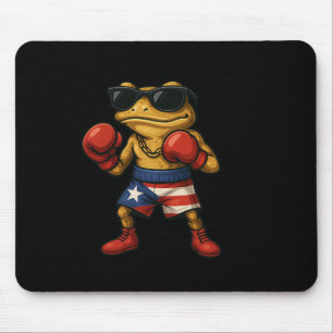 Boxen Coqui Puerto Rico Flag Sungles Boricua Spaß Mousepad
