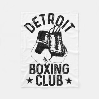 Boxen Detroit Michigan Kampfsport Boxer 1 Fleecedecke