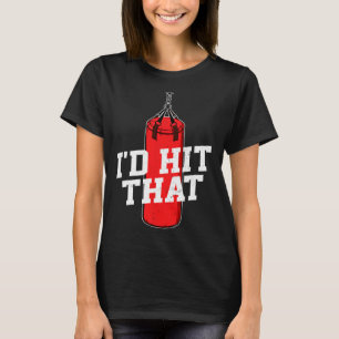 Boxen, die ich traf, die Boxhandschuhe, die Tasche T-Shirt