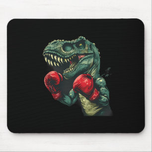 Boxen Dinosaur Boxer Dino Kickboxen T-Rex Boxen Mousepad