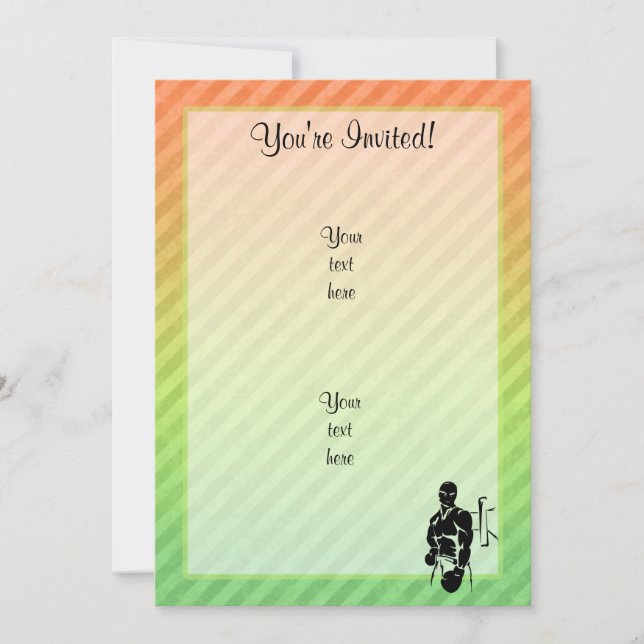 Boxen Einladung (Vorderseite)