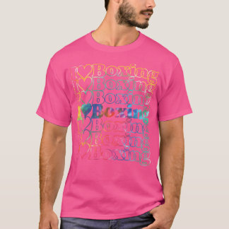 Boxen-Gefärbte Krawatte Cool Vintag Inspiriert für T-Shirt