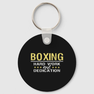 Boxen Hartes Training Und Hingabe - Kickboxen Fitn Schlüsselanhänger
