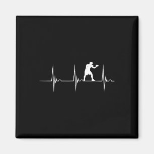 Boxen Herzschlag Ekg Puls Boxer Boxhandschuhe Kic Magnet