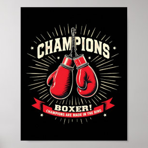 Boxen Ich bin Boxer Poster