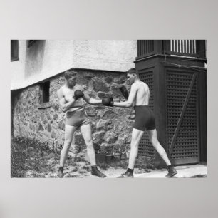 Boxen im Hinterhof: 1912 Poster