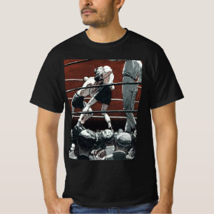 Boxen im Ring im Vintage-Sportstil, Boxer kämpfen T-Shirt