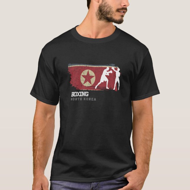 Boxen in Nordkorea Kampf Sportkämpfe Boxen 1 T-Shirt (Vorderseite)