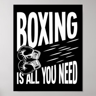 Boxen ist alles, was Sie brauchen Poster