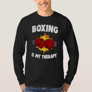 Boxen ist meine Therapie Frauen Boxsport Liebe T-Shirt