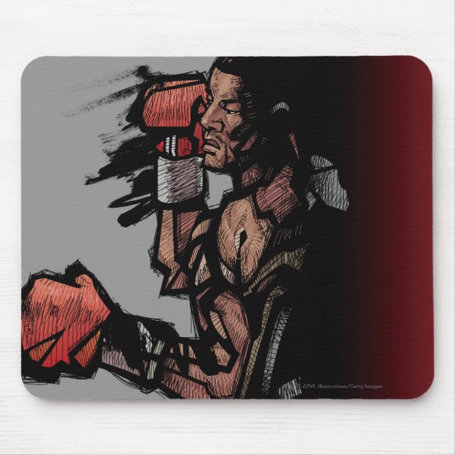 Boxen liegen mousepad (Vorne)