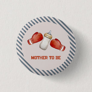 Boxen Little Champion Mutter werdende Babyparty Button