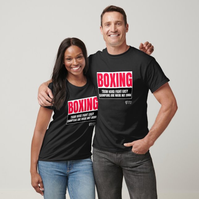 Boxen Men Black T-Shirt (Unisex)