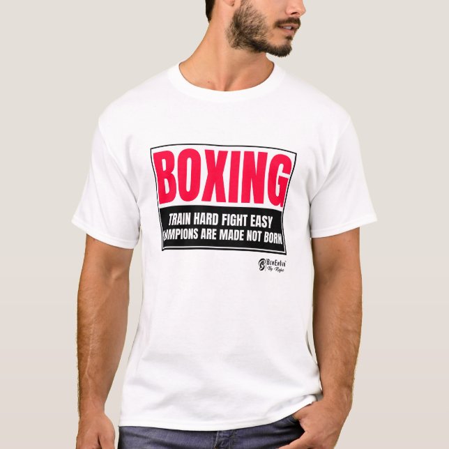 Boxen Men White T-Shirt (Vorderseite)