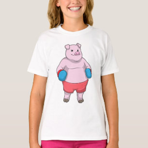 Boxen mit Boxhandschuhen T-Shirt
