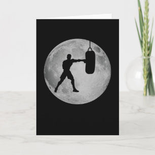 Boxen Moon Boxing Box Karte