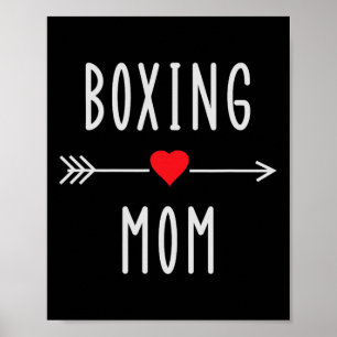 Boxen Mutter Lustig Frauen Boxen Mma Muay Thai Mut Poster