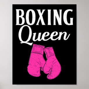 Boxen Queen Sport Fighting Boxer Poster