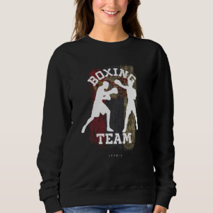 Boxen Serbien Kampfsport Kämpfer Boxen Sweatshirt